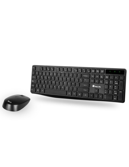 NGS Kit Teclado + Ratón Inalambricos 2'4GHZ / Tecl