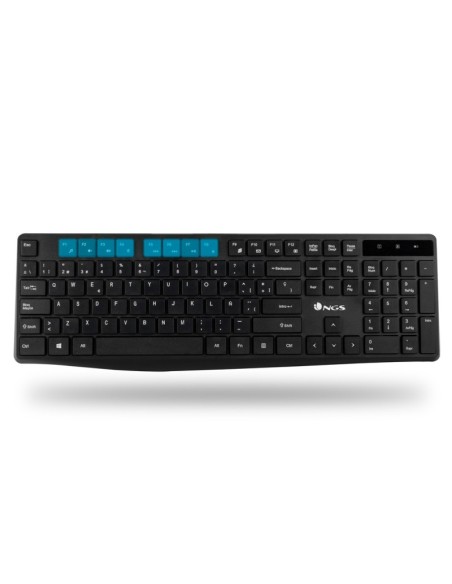 NGS Kit Teclado + Ratón Inalambricos 2'4GHZ / Tecl