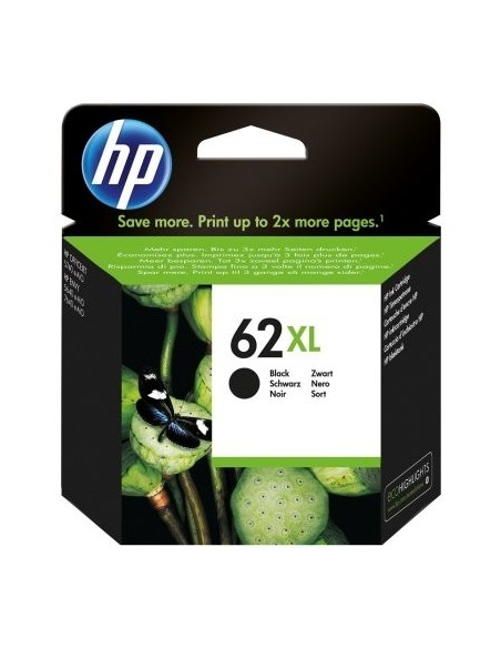 HP Cartucho 62XL Negro