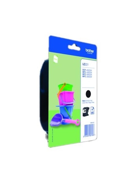 Brother Cartucho LC221BKB Negro