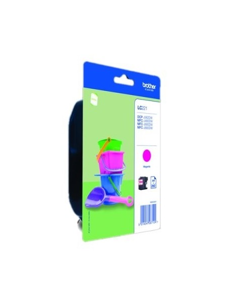 Brother Cartucho LC221MBP Magenta