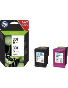 HP Cartucho Multipack 301 Negro+Color