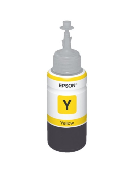 Epson Botella Tinta Ecotank T6641 Amarillo