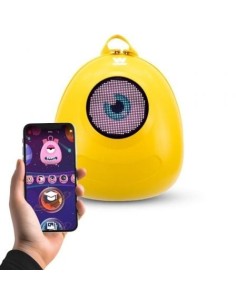 Mochila con Pantalla LED Woxter Loy-Big Eye/ Amarilla