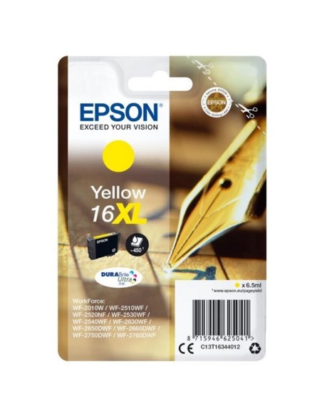 Epson Cartucho T1634XL Amarillo