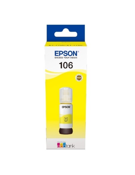 Epson Botella Tinta Ecotank 106 Amarillo