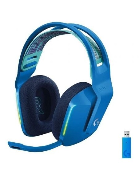 Auriculares Gaming Inalámbricos con Micrófono Logitech G733/ Azules