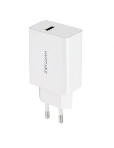 Cargador de Pared Nanocable 10.10.2003/ 1xUSB/ 10W/ Blanco