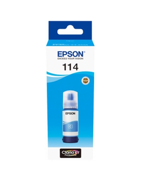 Epson Botella Tinta Ecotank 114 Cyan