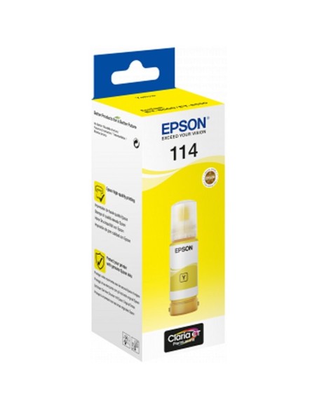 Epson Botella Tinta Ecotank 114 Amarillo