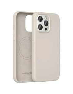 Funda Silicona con Magsafe Vention KUFM0-20/ Compatible con iPhone 15 Plus/ Gris Grava