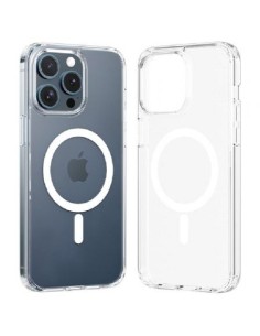 Funda Dura con Magsafe Vention KUCT0-40/ Compatible con iPhone 15 Pro Max/ Transparente