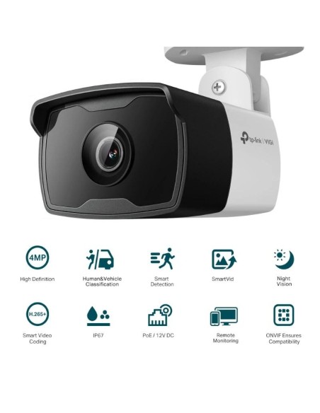 VIGI Cámara IP Bullet C340I 4MP Plástico IR 2'8mm