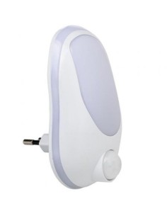 Luz de Noche con Sensor de Movimiento Smartwares 10.013.04/ 0.4W/ Blanca