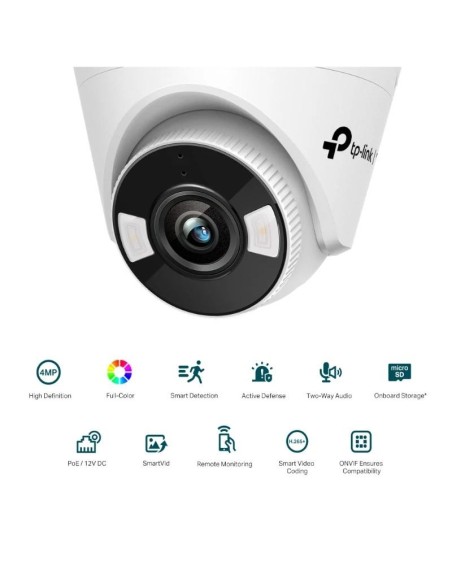 VIGI Cámara IP Turret C440 4MP Plástico Full-Color