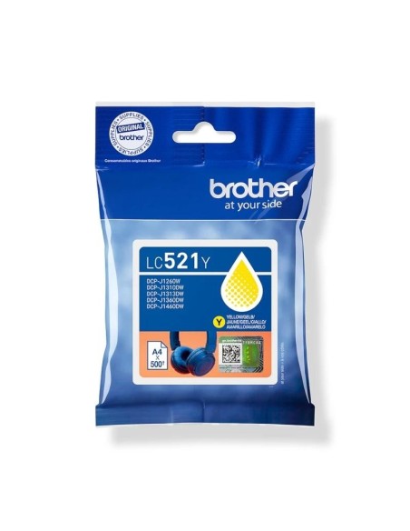 Brother Cartucho LC521Y Amarillo