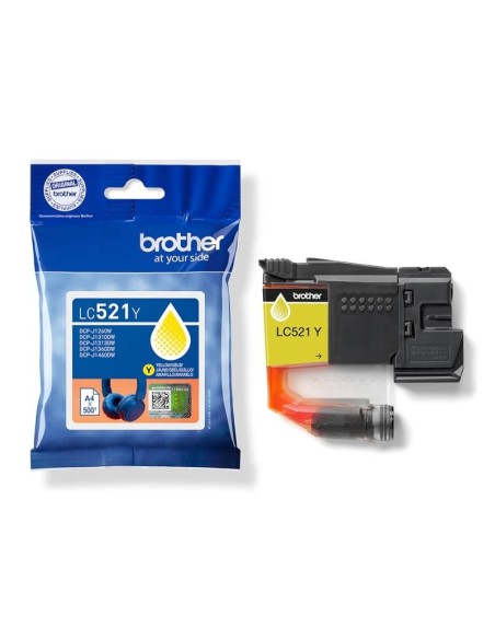 Brother Cartucho LC521Y Amarillo