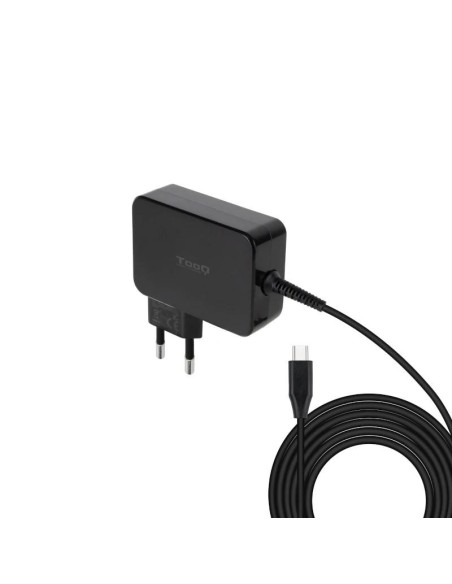 Tooq Cargador portatil GAN USB-C PD 90W Negro