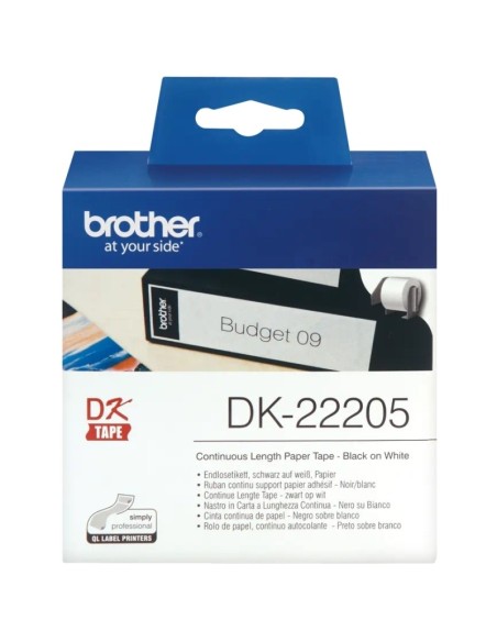 Brother Cinta DK22205 Papel Térmico continuo 62mm