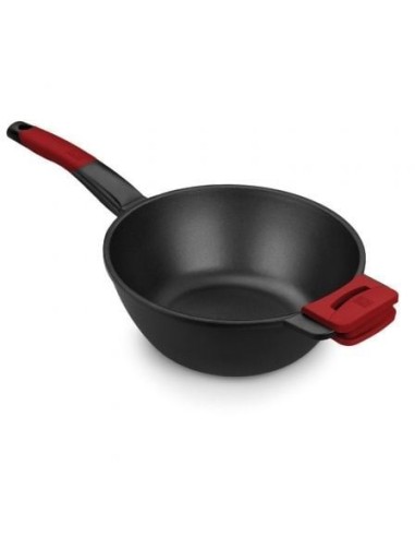 Sartén Bra Wok Premiere A412028/ Ø28cm/ Aluminio fundido/ Apta para Inducción