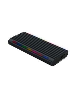Tooq Caja Externa SSD M'2 NGFF/NVMe USB-C Negro