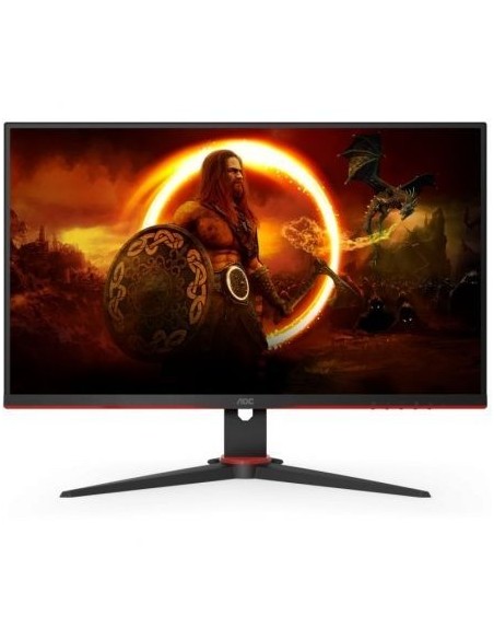 Monitor Gaming AOC Q27G2E/BK 27'/ QHD/ 1ms/ 144Hz/ VA/ Negro y Rojo