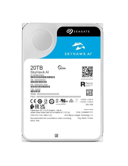 Seagate SkyHawk AI ST20000VE003 20TB 3'5" SATA3