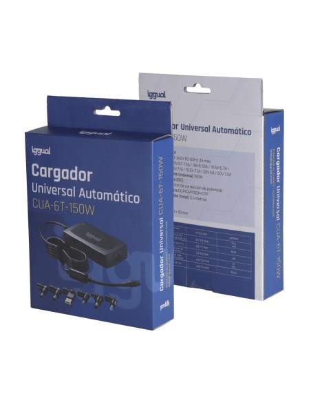 iggual Cargador Universal Automático CUA-6T-150W