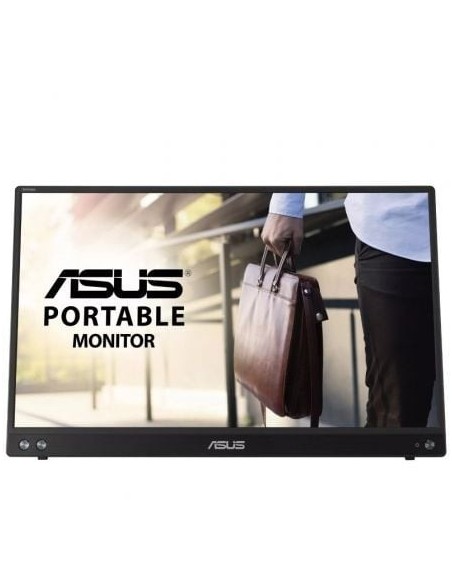 Monitor Portátil Asus ZenScreen MB16ACV 15.6'/ Full HD/ Negro