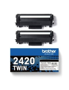 Brother Tóner TN2420TWIN Negro Pack 2 uds