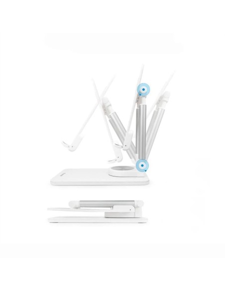 Tooq Soporte mesa tablet hasta 13" Blanco