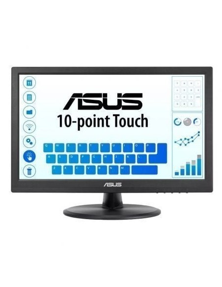 Monitor Profesional Táctil Asus VT168HR 15.6'/ WXGA/ Negro