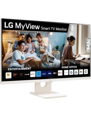 Smart Monitor LG MyView 32SR50F-W 31.5'/ Full HD/ Smart TV/ Multimedia/ Blanco