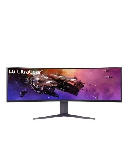 Monitor Gaming Ultrapanorámico Curvo LG UltraGear 45GR75DC-B 44.5'/ Dual QHD/ 1ms/ 200Hz/ VA/ Regulable en altura/ Negro