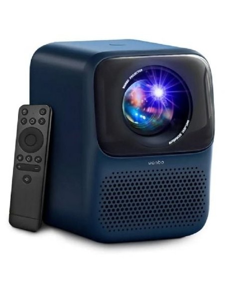 Proyector Portátil Wanbo T2 Max New/ 450 Lúmenes/ Full HD/ HDMI/ WiFi/ Azul