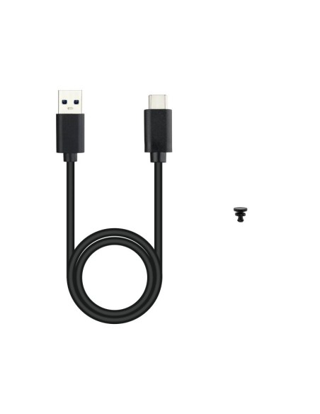 Tooq Caja Externa SSD M'2 NGFF/NVMe USB-C Negro