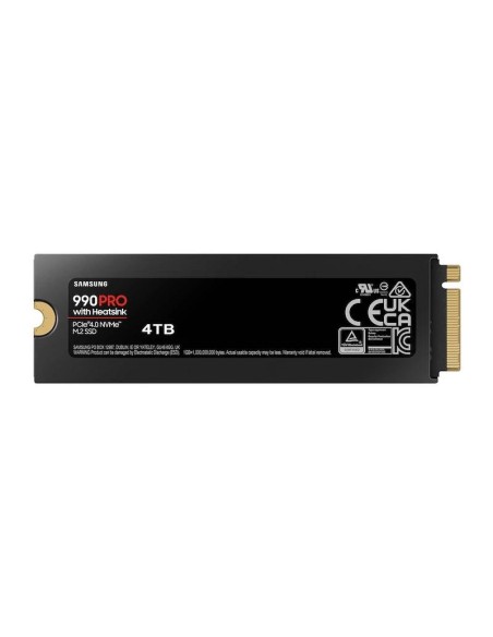 Samsung 990 PRO HeatSink SSD 4TB PCIe 4'0 NVMe M'2