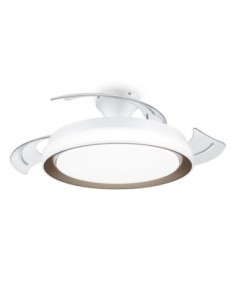 PHILIPS Ventilador techo Luz Bliss DC 28w Gold