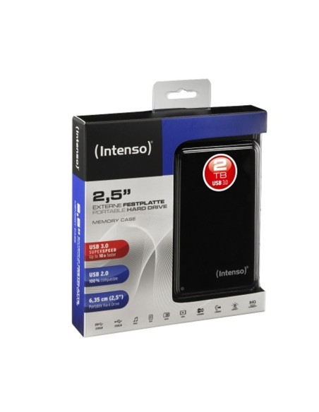 Intenso HDD Externo 6021580 2TB 2.5" USB 3.0 Negro