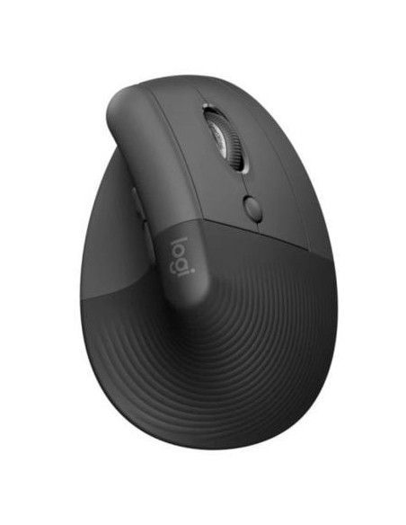 Ratón Ergonómico Inalámbrico por Bluetooth/ 2.4GHz Logitech Lift Vertical Ergonomic Mouse/ Hasta 4000 DPI/ Grafito