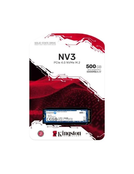 Kingston NV3 SSD 500GB PCIe NVMe Gen 4'0