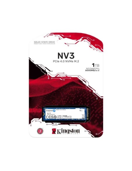 Kingston NV3 SSD 1TB PCIe NVMe Gen 4'0