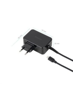 Tooq Cargador portátil GAN USB-C PD 45W Negro