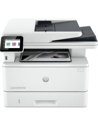 Multifunción Láser Monocromo HP Laserjet Pro 4102FDW WiFi/ Fax/ Dúplex/ ADF/ Blanca