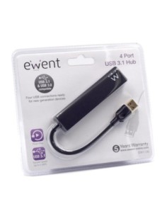 EWENT EW1136  Hub 4 Puertos USB 3'0 2