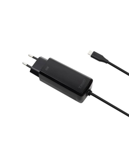 Tooq Cargador portátil GAN USB-C PD 65W Cúbico