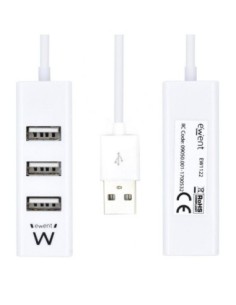 EWENT EW1122 MINI-HUB USB 4 PUERTOS BLANCO 2