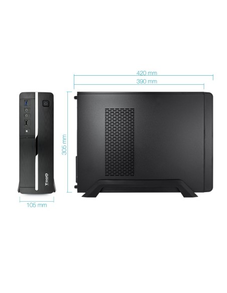 Tooq Caja Micro ATX/ITX TQC-3005U3 500W USB3'0