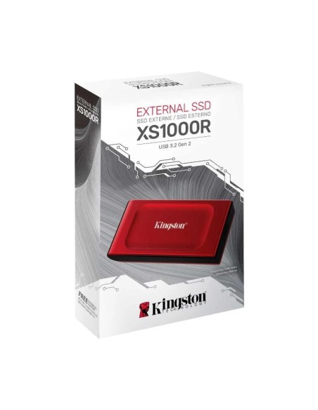 Kingston XS1000 eSSD 1Tb USB 3.2 tipo-C Rojo