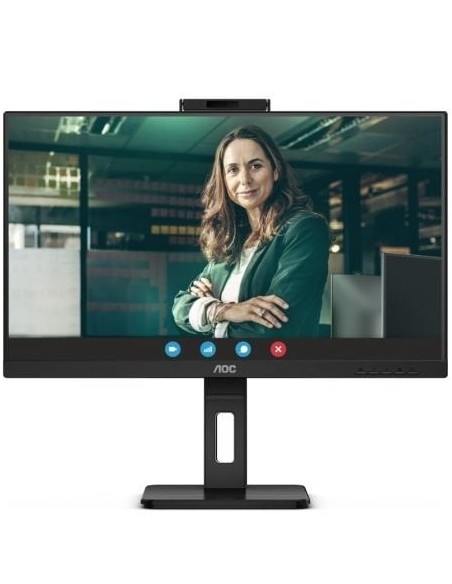 Monitor Profesional AOC Q27P3QW 27'/ QHD/ Webcam/ Multimedia/ Regulable en altura/ Negro